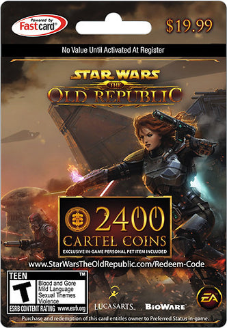 EA - Star Wars: The Old Republic 2400 Cartel Coins Card for Windows