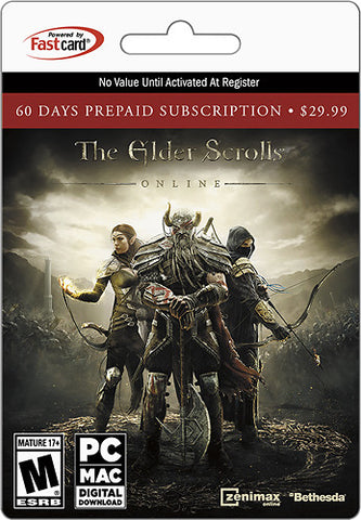 Elder Scrolls Online - The Elder Scrolls Online 60-Day Subscription Card - Multicolor