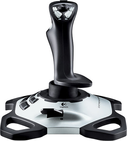 Logitech - Extreme 3D Pro Joystick - Silver/Black